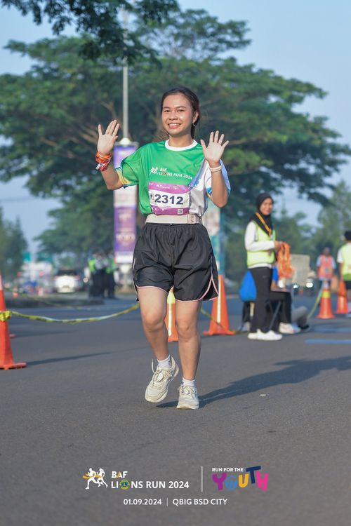 Race photo from BAF LIONS RUN 2024