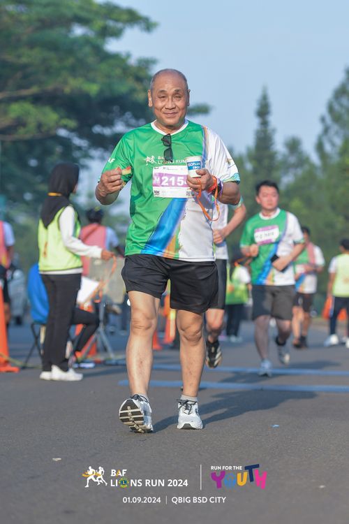 Race photo from BAF LIONS RUN 2024