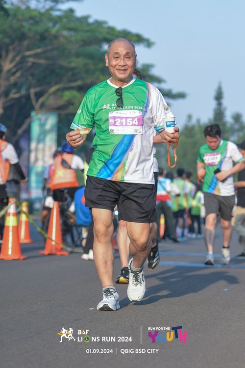 Race photo from BAF LIONS RUN 2024