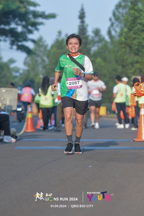 Race photo from BAF LIONS RUN 2024