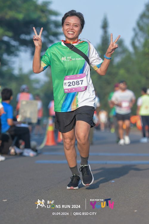 Race photo from BAF LIONS RUN 2024