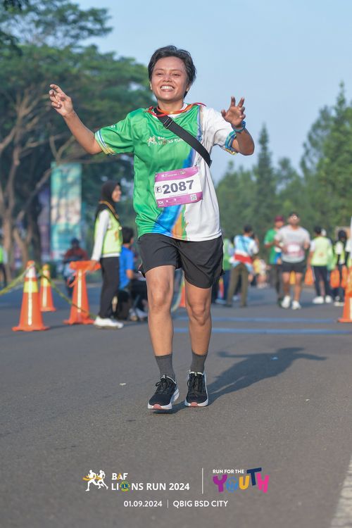 Race photo from BAF LIONS RUN 2024