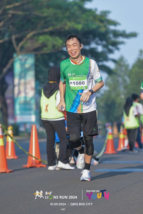 Race photo from BAF LIONS RUN 2024