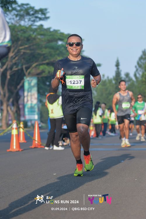 Race photo from BAF LIONS RUN 2024