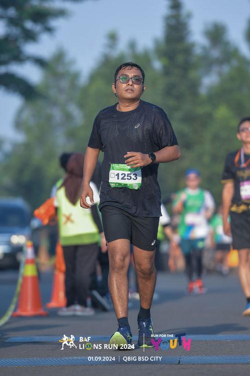 Race photo from BAF LIONS RUN 2024