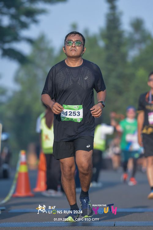 Race photo from BAF LIONS RUN 2024