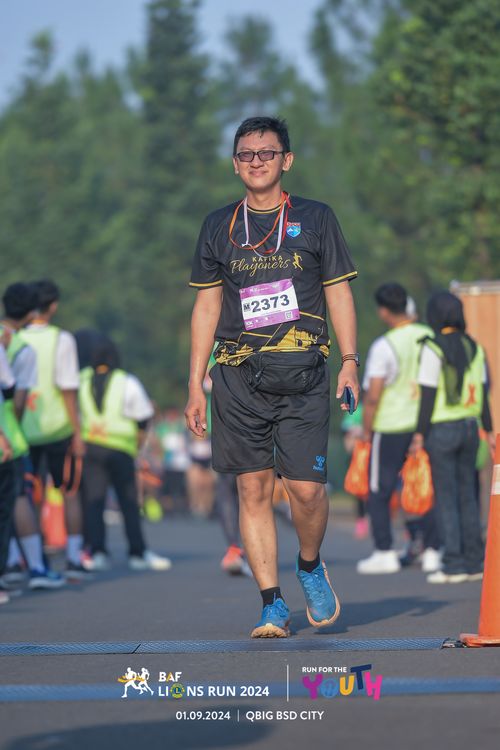Race photo from BAF LIONS RUN 2024