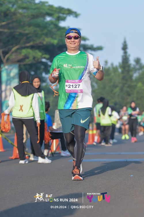 Race photo from BAF LIONS RUN 2024