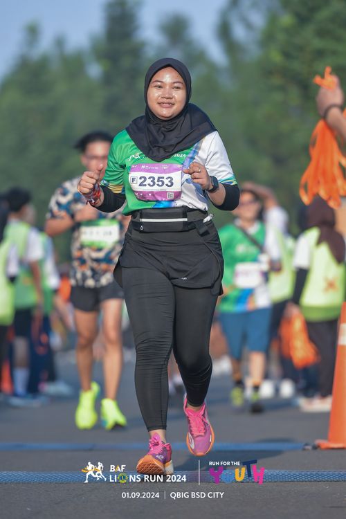Race photo from BAF LIONS RUN 2024