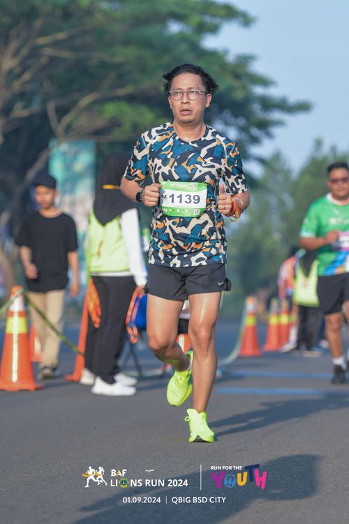 Race photo from BAF LIONS RUN 2024