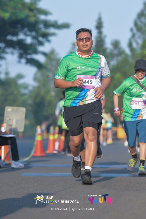 Race photo from BAF LIONS RUN 2024