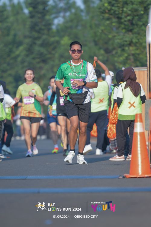 Race photo from BAF LIONS RUN 2024