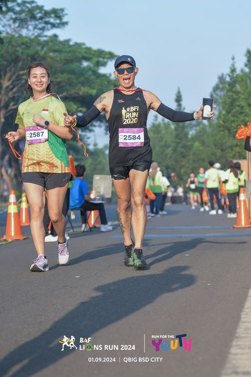Race photo from BAF LIONS RUN 2024