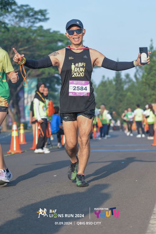 Race photo from BAF LIONS RUN 2024