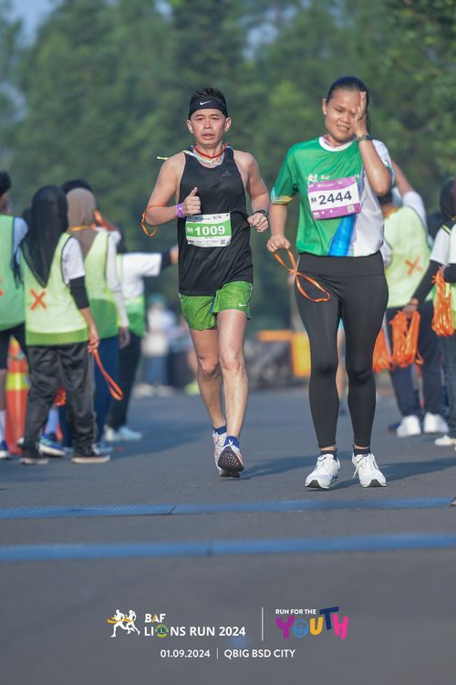 Race photo from BAF LIONS RUN 2024