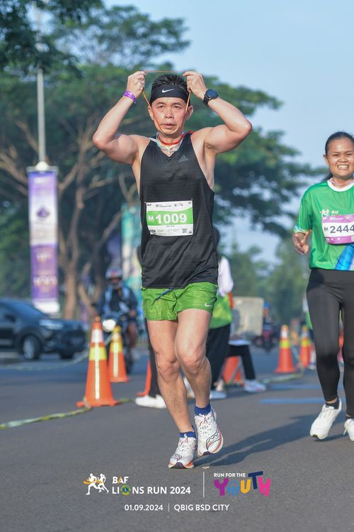 Race photo from BAF LIONS RUN 2024