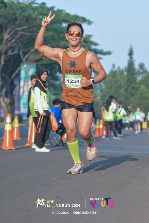 Race photo from BAF LIONS RUN 2024