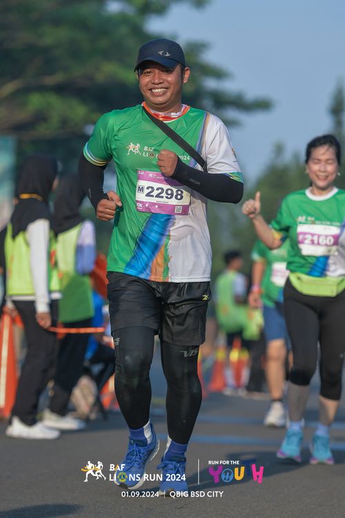 Race photo from BAF LIONS RUN 2024