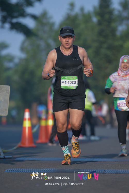 Race photo from BAF LIONS RUN 2024
