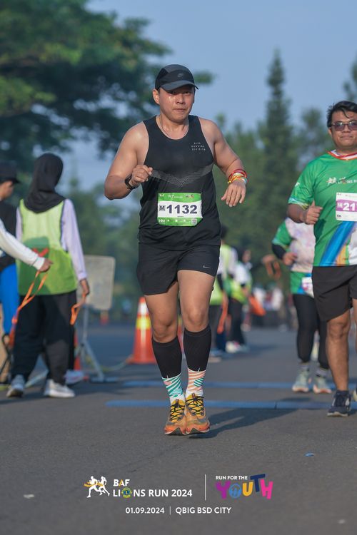 Race photo from BAF LIONS RUN 2024