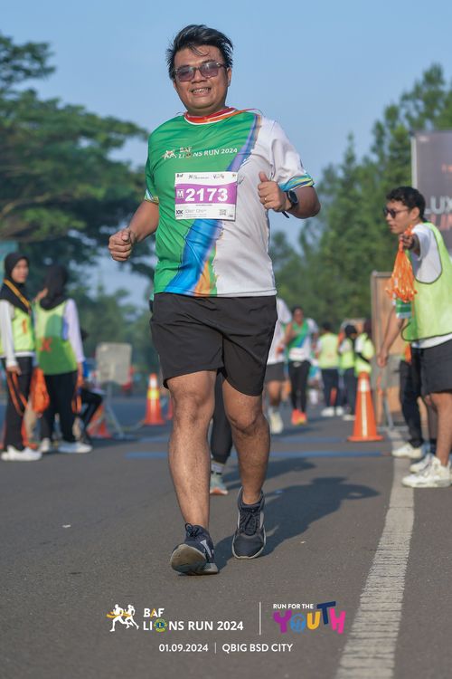 Race photo from BAF LIONS RUN 2024