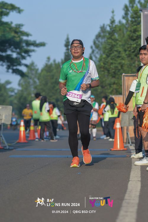 Race photo from BAF LIONS RUN 2024