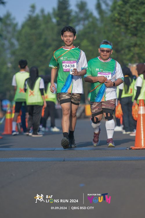 Race photo from BAF LIONS RUN 2024