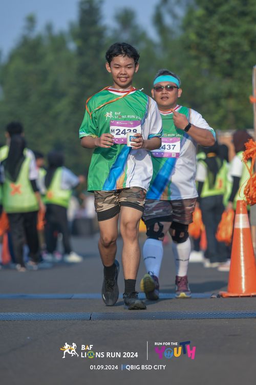Race photo from BAF LIONS RUN 2024