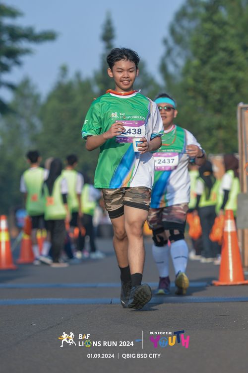 Race photo from BAF LIONS RUN 2024