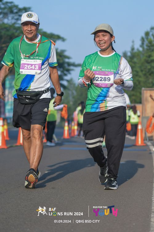 Race photo from BAF LIONS RUN 2024