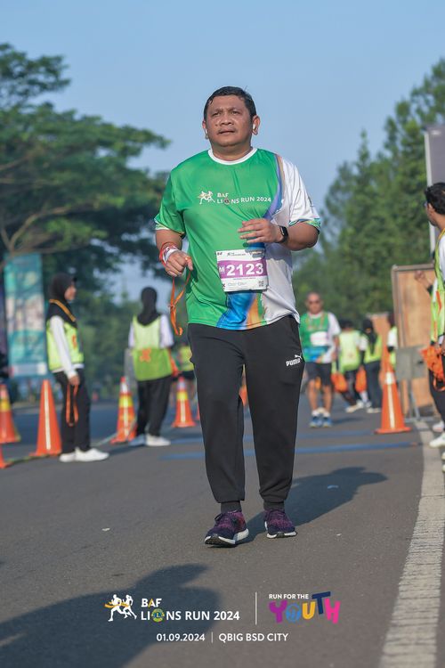 Race photo from BAF LIONS RUN 2024