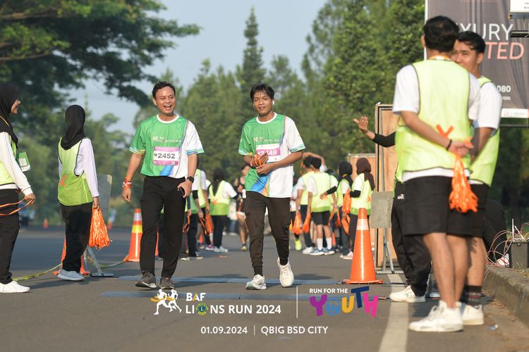 Race photo from BAF LIONS RUN 2024