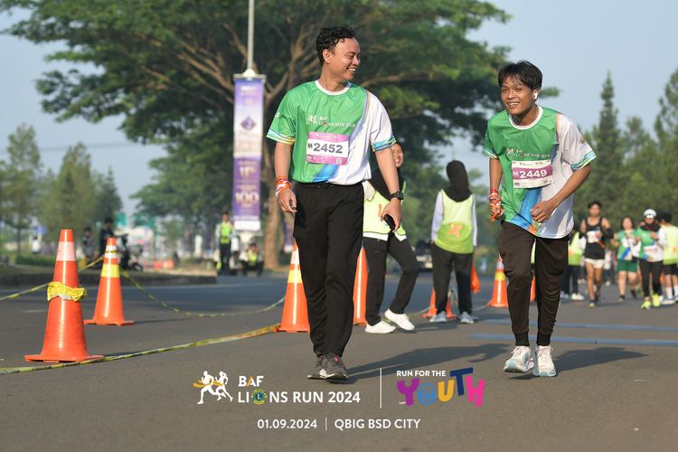 Race photo from BAF LIONS RUN 2024