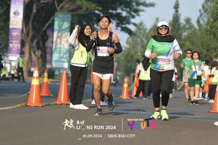 Race photo from BAF LIONS RUN 2024