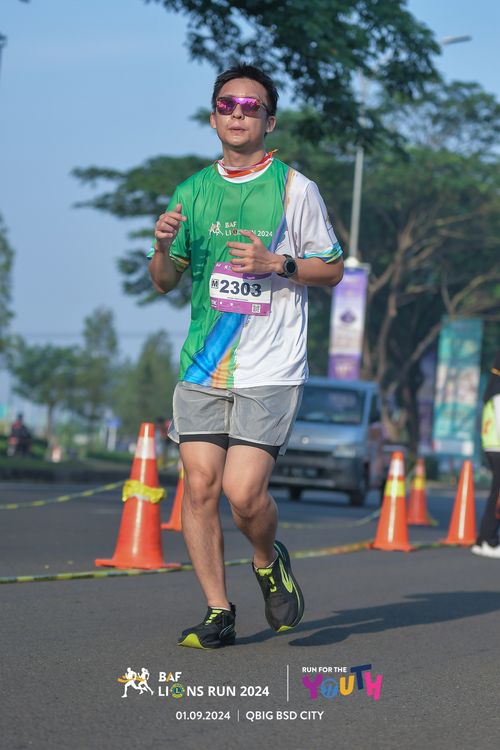 Race photo from BAF LIONS RUN 2024