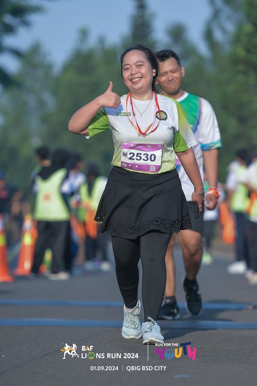 Race photo from BAF LIONS RUN 2024