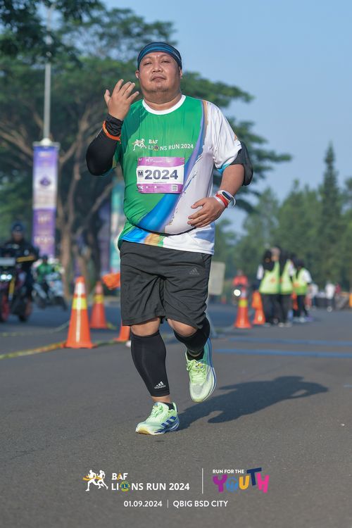 Race photo from BAF LIONS RUN 2024