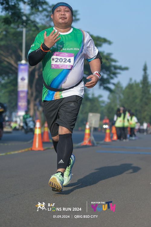 Race photo from BAF LIONS RUN 2024