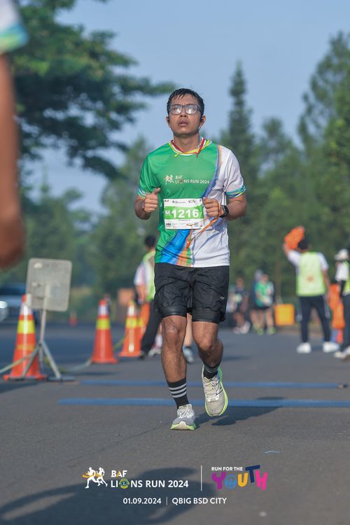 Race photo from BAF LIONS RUN 2024