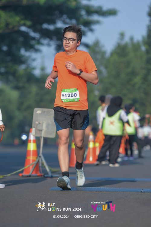 Race photo from BAF LIONS RUN 2024