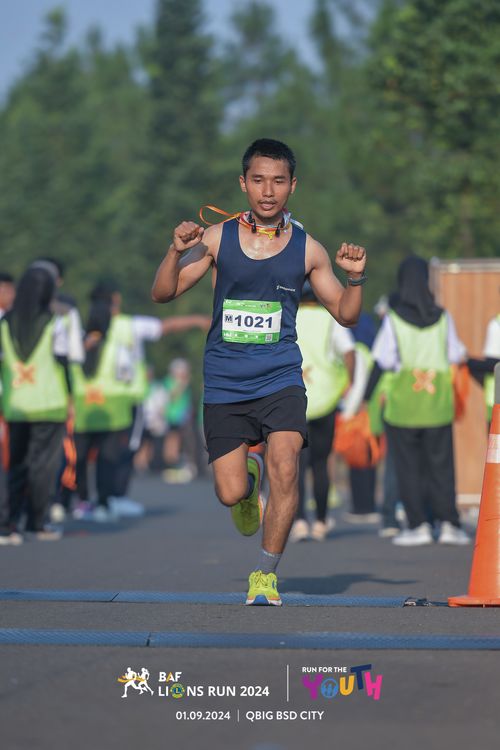 Race photo from BAF LIONS RUN 2024