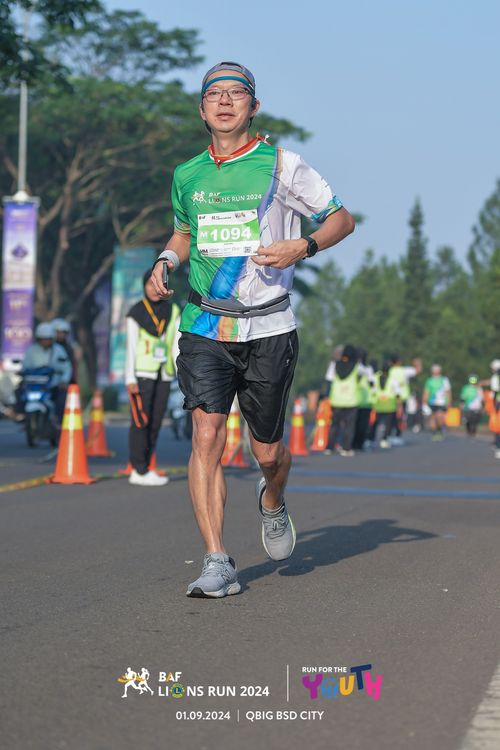 Race photo from BAF LIONS RUN 2024