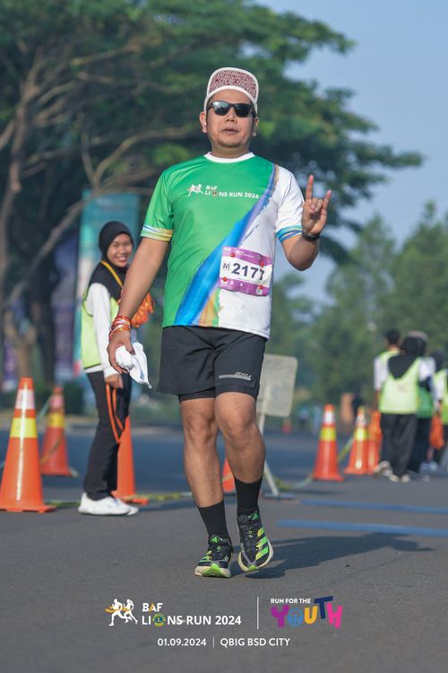 Race photo from BAF LIONS RUN 2024