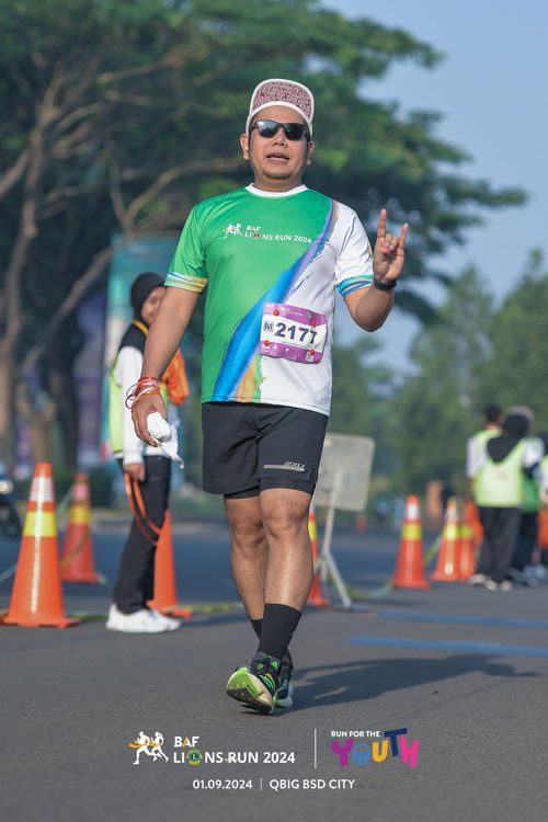 Race photo from BAF LIONS RUN 2024
