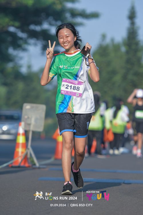 Race photo from BAF LIONS RUN 2024