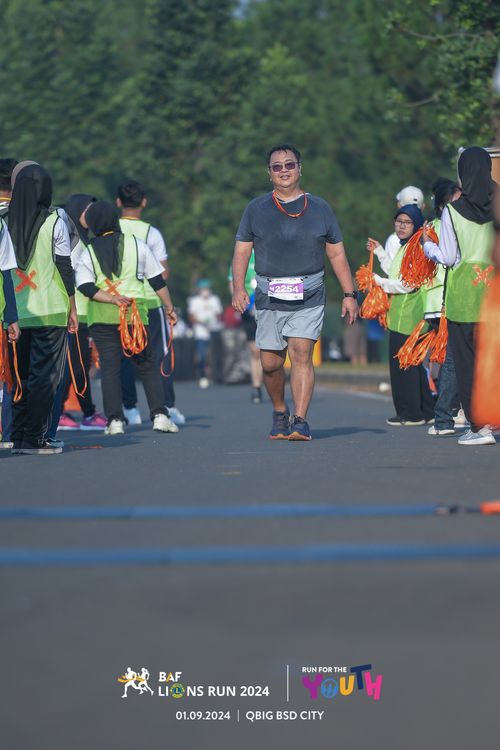 Race photo from BAF LIONS RUN 2024