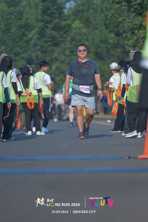 Race photo from BAF LIONS RUN 2024