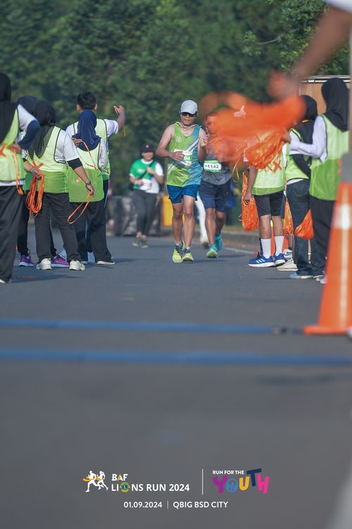 Race photo from BAF LIONS RUN 2024