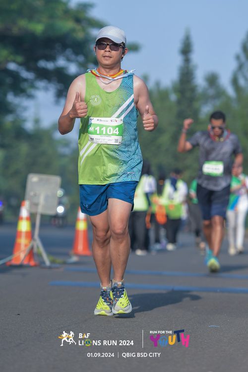 Race photo from BAF LIONS RUN 2024