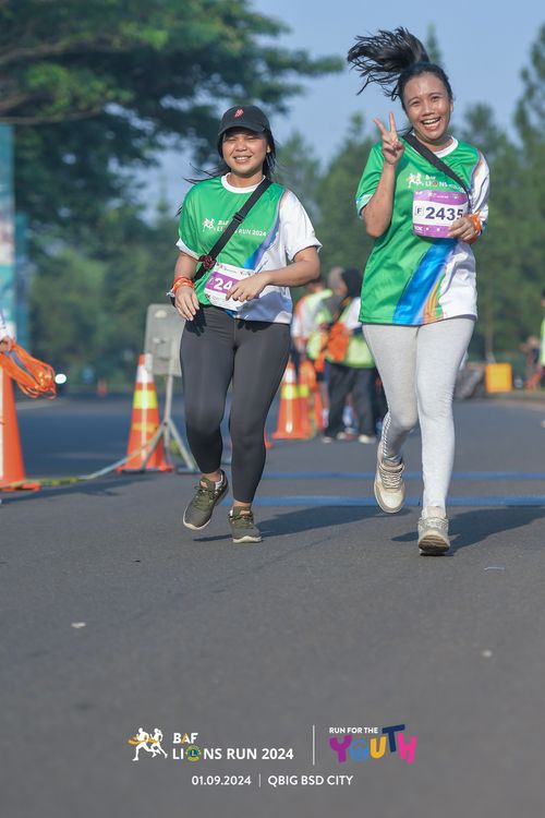 Race photo from BAF LIONS RUN 2024